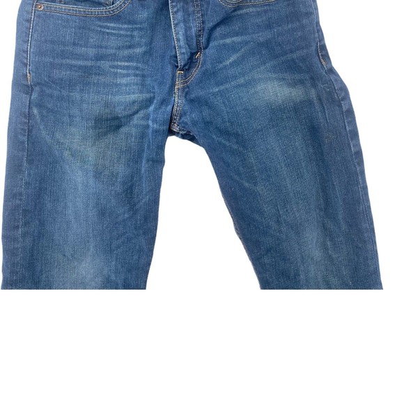 Levis Mens Jeans Size 29x27 Taper 502 Medium Wash Denim Zipper Fly Blue Pants - Picture 3 of 7